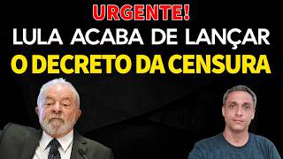 URGENTE! Lula assina decreto polêmico da CENSURA na internet em ano eleioral