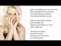 Britney Spears - Trip To Your Heart /\ Lyrics On A Screen