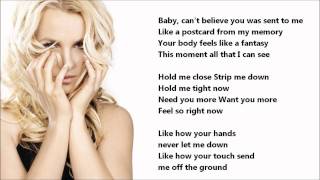 Britney Spears - Trip To Your Heart /\ Lyrics On A Screen