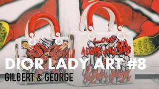 Dior Gilbert & George reinvents the Lady Dior bag Art 8