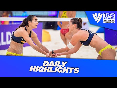 Day 1 Women's  Daily Highlights Maldives 2022 #BeachProTour