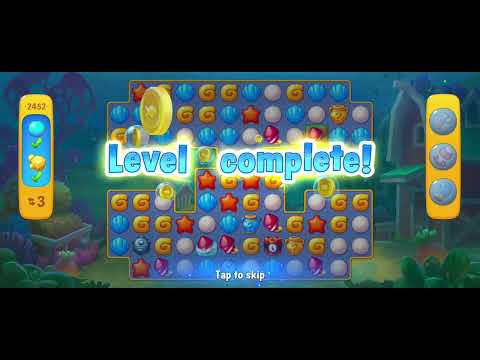 Fishdom gameplay level 2452