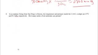 Mixed Gas Law Problems