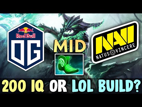 OG vs NAVI — 200 IQ or LOL BUILD on mid Outworld Devourer?