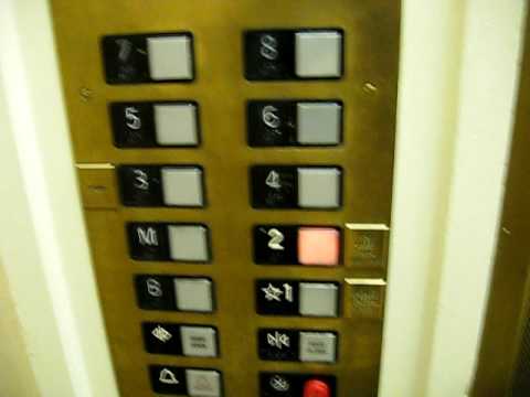 Westinghouse Traction Elevators at the Handlery Union Square Hotel San Francisco