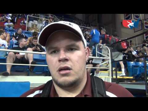 Pete Kowalczuk, Greco-Roman coach for Illinois, at 2012 Junior/Cadet Nationals in Fargo, N.D.