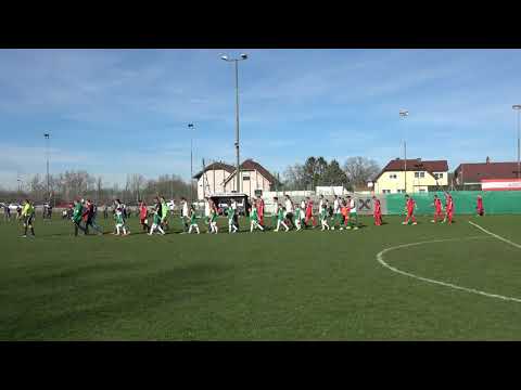 Einlaufen zum Spiel SKVg Geberit Pottenbrunn-Böheimkirchen