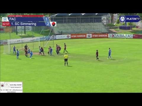U15 FAC : Simmering - 1:3  (1. Halbzeit / 33:00) am 04.06.2016 10:33
