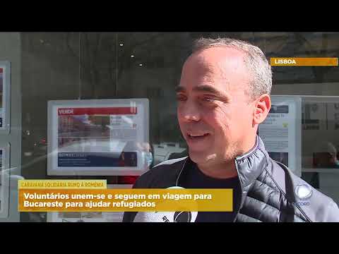 Caravana solidária rumo à Roménia