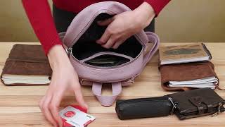 Небольшой женский рюкзак Shvigel 16305 лиловый.