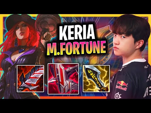 KERIA IS SO CLEAN WITH MISS FORTUNE! | T1 Keria Plays Miss Fortune Bot vs Ashe!  Season 2025