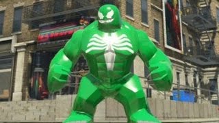 LEGO Marvel Super Heroes - Green Venom Big-Fig Free Roam Gameplay (PS4)