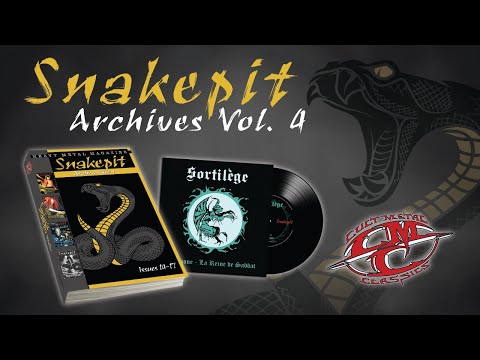 SNAKEPIT Archives Vol 4 BOOK + SORTILEGE "Amazone / La Reine De Sabbat" 7'' Single