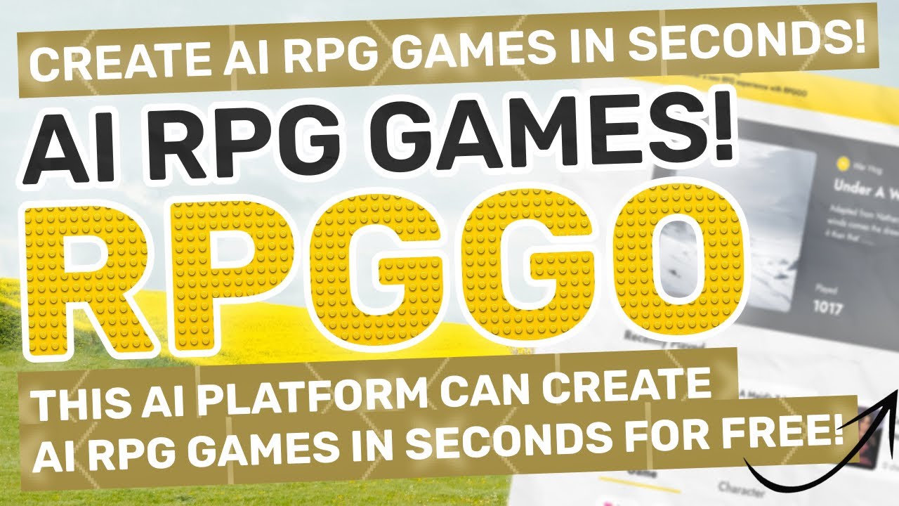 RPGGO : FULLY FREE Way to CREATE RPG Games with AI in SECONDS! (No Coding Required!)