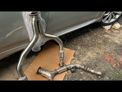 Infiniti G35/37 Megan racing Y pipe Install How to!