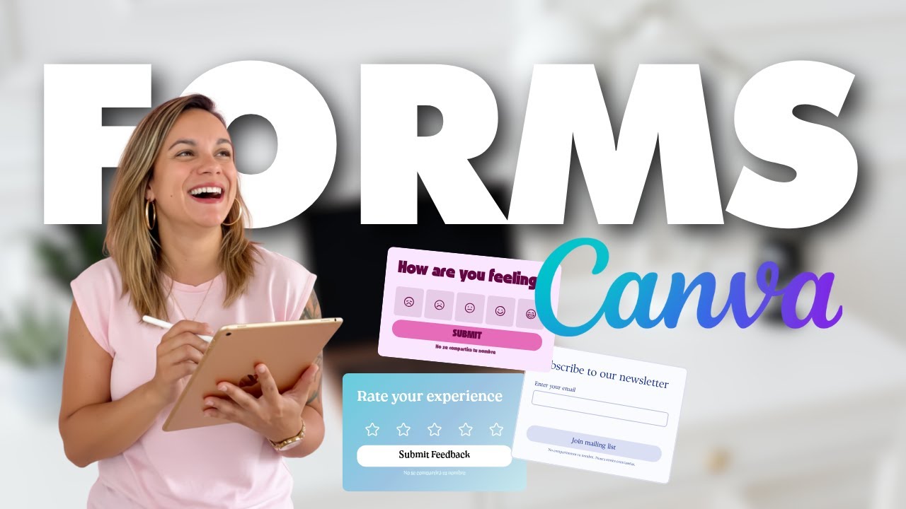🚀New in Canva! Create Interactive Forms