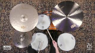 Video thumbnail for Meinl 22" Byzance Jazz Big Apple Ride Cymbal - 2214g (B22JBAR-1022621T) by Memphis Drum Shop