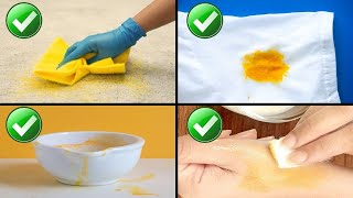 How To Get Rid of Turmeric Stains on Clothes, Dishes, Counter-tops, Hands & Fingernails