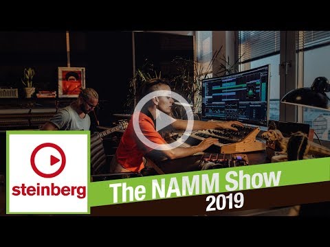 Steinberg's Cubase 10 new feature Showcase & AXR4T Release - NAMM 2019
