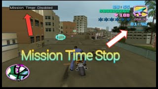 GTA VICE CITY MISSION TIME DISABLE CHEAT | HOW TO STOP MISSION TIME | GTA VICE CITY | TECH GAMER