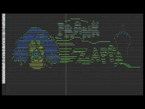 MIDI drawing no. #1 Frank Zappa