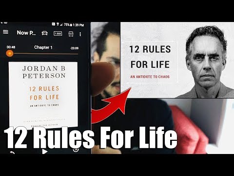 12 Rules For Life: An Antidote to Chaos (by Jordan B Peterson) Audio/Book Review Video