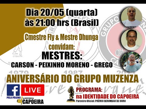 49ª LIVE NA IDENTIDADE DO CAPOEIRA - ANIVERSÁRIO DA MUZENZA