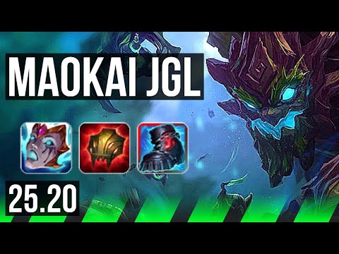 MAOKAI vs WARWICK (JGL) | EUW Master | 25.20