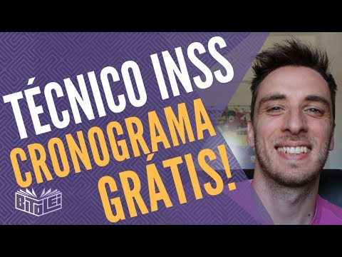 Concurso Técnico INSS 2018/2019 - Análise e cronograma GRÁTIS (plano de estudos completo)