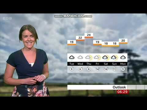 [HD] Alex Osbourne BBC ONE Points West weather August 7th 2023 - 60 fps