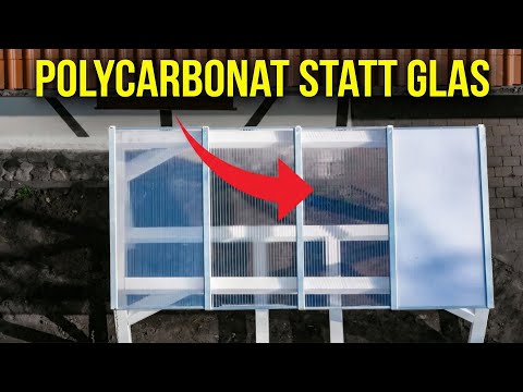 die BESTE Terrassenüberdachung: Polycarbonat, Glas oder Acrylglas?