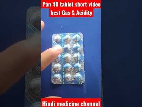 Pan 40 tablet Gas & Acidity ka best tablet #Shortvideo #hindimedicinechannel