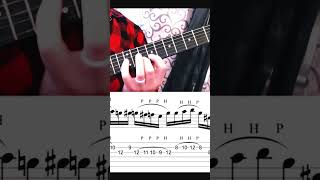 Allan Holdsworth-Style Am7 Chromatic TT Guitar Lick Line Lesson Tab Notation #guitarist #music