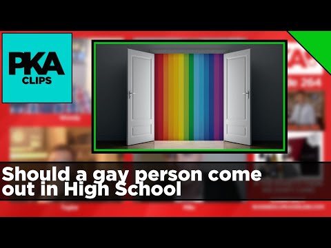 Should a gay person come out in High School - PKA Clip
