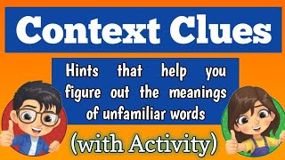 Context Clues (with Activity)