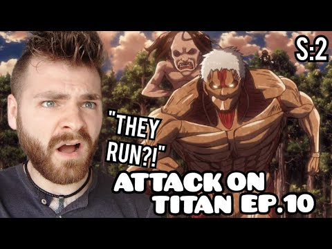 RUN!! RUN FAST!! | ATTACK ON TITAN EPISODE 10 | SEASON 2 | New Anime Fan! | REACTION
