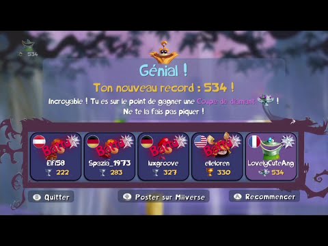 Rayman Legends Wii U The Dojo 60s 534 Daily Extreme Challenge 21/04/22