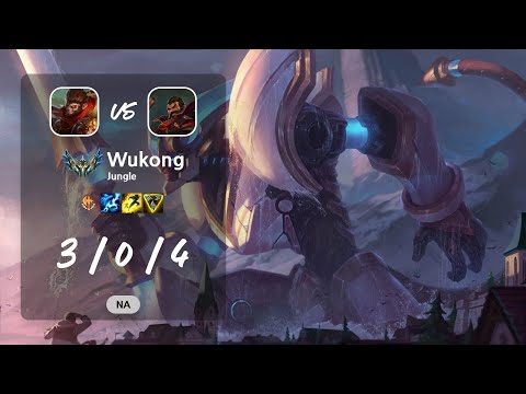 Wukong Jungle vs Graves - NA Challenger Patch 13.11