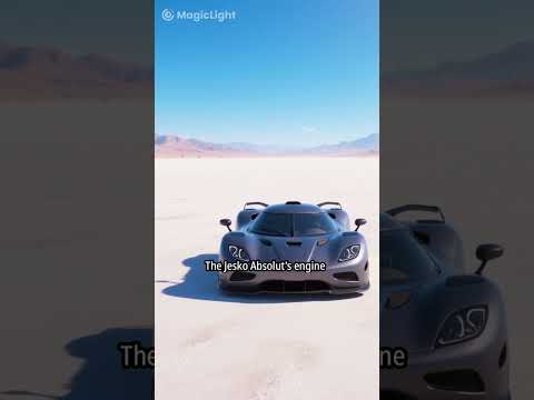 Koenigsegg Jesko Absolut vs. Bugatti Chiron Super Sport: The Ultimate Speed Showdown #automobile