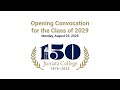 Juniata College Fall Convocation 2025