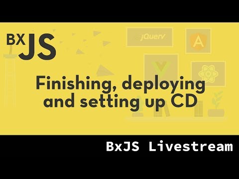 BxJS Website - finishing and deploying