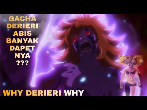 GACHA DERIERI MERAH ABIS BANYAK GANN TAPI DAPET NYA .... || The Seven Deadly Sins: Grand Cross