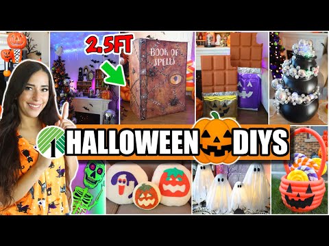 Dollar Tree Halloween DIYS 🎃 (easy affordable hacks you seriously need to try this 2025)