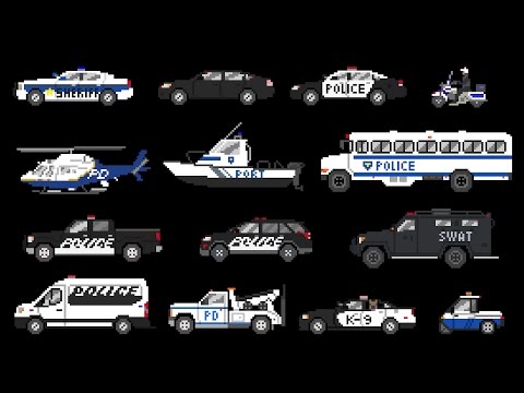 Police Vehicles - Emergency Vehicles - The Kids' Picture Show (Fun & Educational Learning Video)