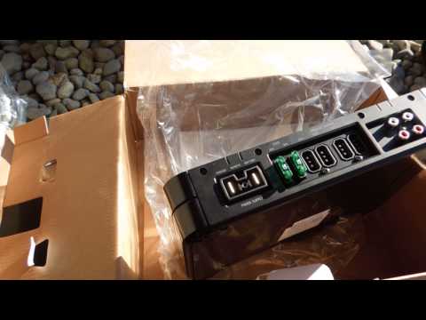Alpine pdx-f6 digital amplifier unboxing and information