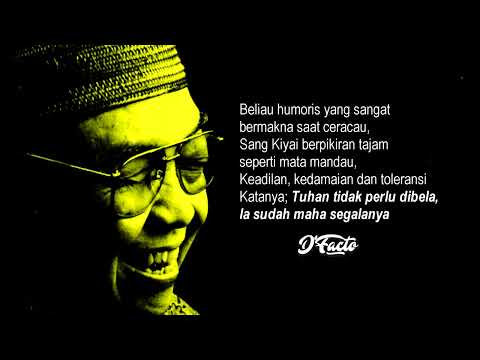 D'facto - Mercusuar Gus Dur (Musikalis Indonesia)