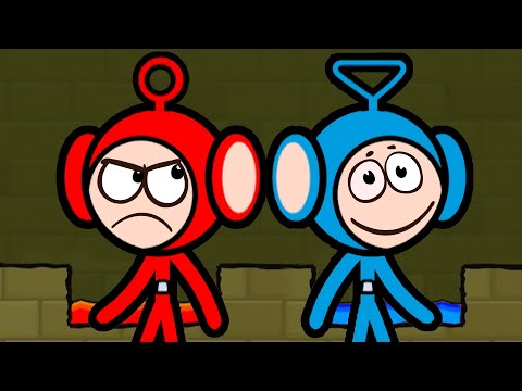 Фото Приключения ОГОНЬ и ВОДА в храме МАГА #6. Мультик ИГРА Fire & Water Stickman Animation Parkourour