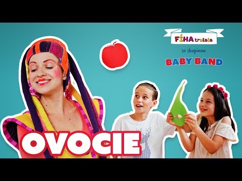 FÍHA tralala - OVOCIE - Ovocná pesnička! 🍎🍐🍒🍇🎶vzdelávacie video pre deti s pesničkou o ovocí