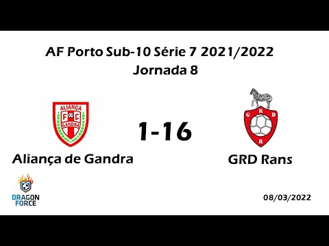 Aliança de Gandra 1-16 GRD Rans (DF Penafiel) AF Porto Sub-10 Série 7 2021/2022