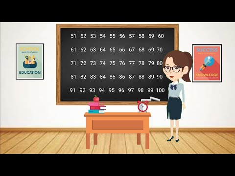 Number Counting From 51 to 100 | Number Counting for kids